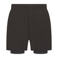 Schwarz - Front - Tombo - Shorts für Herren - Sport