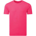 Leuchtend Pink - Front - Anthem - T-Shirt Mittelschwer für Herren-Damen Unisex