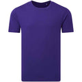 Violett - Front - Anthem - T-Shirt Mittelschwer für Herren-Damen Unisex