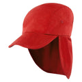 Rot - Front - Result Headwear - Legionärshut zusammenlegbar für Kinder
