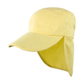 Gelb - Front - Result Headwear - Legionärshut zusammenlegbar für Kinder