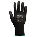 Schwarz - Front - Portwest - Herren-Damen Unisex Handschuhe PU-Handfläche