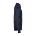 Marineblau - Side - Tee Jays - Sweatshirt mit halbem Reißverschluss für Herren