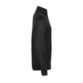 Schwarz - Back - Tee Jays - Sweatshirt mit halbem Reißverschluss für Herren