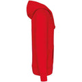 Rot - Side - Kariban - Sweatshirt mit Kapuze für Herren