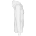 Weiß - Side - Kariban - Sweatshirt mit Kapuze für Herren