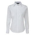 Weiß - Front - Premier - Bluse für Damen  Langärmlig