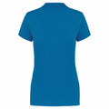 Blaugrün - Back - Kariban - Poloshirt für Damen