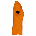 Orange - Side - Kariban - Poloshirt für Damen
