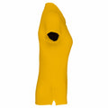 Gelb - Side - Kariban - Poloshirt für Damen