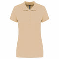 Sandfarben - Front - Kariban - Poloshirt für Damen