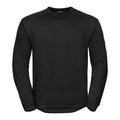 Schwarz - Front - Russell - Sweatshirt Schwer für Herren-Damen Unisex