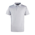 Silber - Front - Premier - "Coolchecker" Poloshirt für Herren-Damen Unisex