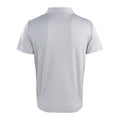 Silber - Back - Premier - "Coolchecker" Poloshirt für Herren-Damen Unisex
