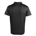 Schwarz - Back - Premier - "Coolchecker" Poloshirt für Herren-Damen Unisex