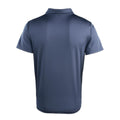 Marineblau - Back - Premier - "Coolchecker" Poloshirt für Herren-Damen Unisex