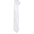 Weiß - Front - Premier - Krawatte für Herren-Damen Unisex