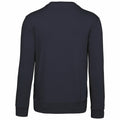 Marineblau - Back - Kariban - Sweatshirt Rundhalsausschnitt für Herren