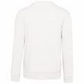 Weiß - Back - Kariban - Sweatshirt Rundhalsausschnitt für Herren