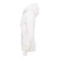 Weiß - Side - Kariban - Hoodie mit durchgehendem Reißverschluss für Damen