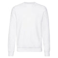 Weiß - Front - Fruit of the Loom - "Classic" Sweatshirt Überschnittene Schulter für Herren-Damen Unisex