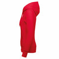 Rot - Side - Kariban - Kapuzenpullover für Damen