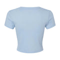 Solid Babyblau - Back - Bella + Canvas - kurzes T-Shirt für Damen