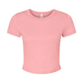 Solid Rosa - Front - Bella + Canvas - kurzes T-Shirt für Damen