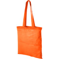 Orange - Front - Bullet Madras Baumwolle Einkaufstasche