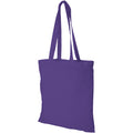 Lavendel - Front - Bullet Madras Baumwolle Einkaufstasche