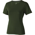 Militärgrün - Front - Elevate Damen T-Shirt Nanaimo, kurzärmlig