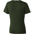 Militärgrün - Back - Elevate Damen T-Shirt Nanaimo, kurzärmlig