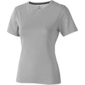 Grau meliert - Front - Elevate Damen T-Shirt Nanaimo, kurzärmlig