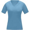 Himmelblau - Front - Elevate Damen T-Shirt Kawartha, mit V-Ausschnitt, kurzärmlig