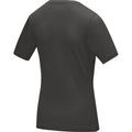 Sturmgrau - Back - Elevate Damen T-Shirt Kawartha, mit V-Ausschnitt, kurzärmlig