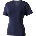 Marineblau - Front - Elevate Damen T-Shirt Kawartha, mit V-Ausschnitt, kurzärmlig