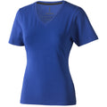 Blau - Front - Elevate Damen T-Shirt Kawartha, mit V-Ausschnitt, kurzärmlig