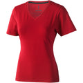Rot - Front - Elevate Damen T-Shirt Kawartha, mit V-Ausschnitt, kurzärmlig