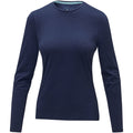 Marineblau - Front - Elevate Damen T-Shirt Ponoka, langärmlig