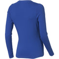 Blau - Back - Elevate Damen T-Shirt Ponoka, langärmlig