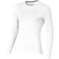 Weiß - Front - Elevate Damen T-Shirt Ponoka, langärmlig