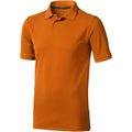 Orange - Front - Elevate Herren Poloshirt Calgary, kurzärmlig