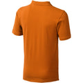 Orange - Back - Elevate Herren Poloshirt Calgary, kurzärmlig