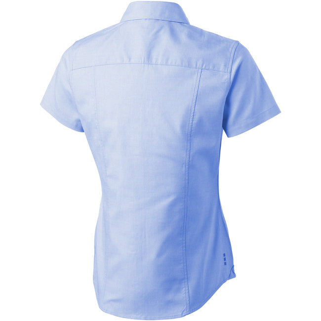 Hellblau - Back - Elevate Damen Hemd Manitoba, kurzärmlig