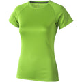 Apfel Grün - Front - Elevate Damen Niagara Kurzarm T-Shirt