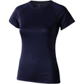 Marineblau - Front - Elevate Damen Niagara Kurzarm T-Shirt