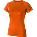 Orange - Front - Elevate Damen Niagara Kurzarm T-Shirt