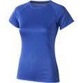 Blau - Front - Elevate Damen Niagara Kurzarm T-Shirt