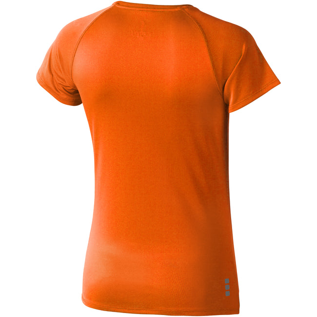 Orange - Back - Elevate Damen Niagara Kurzarm T-Shirt