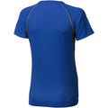 Blau-Anthrazit - Back - Elevate Damen T-Shirt Quebec, kurzärmlig